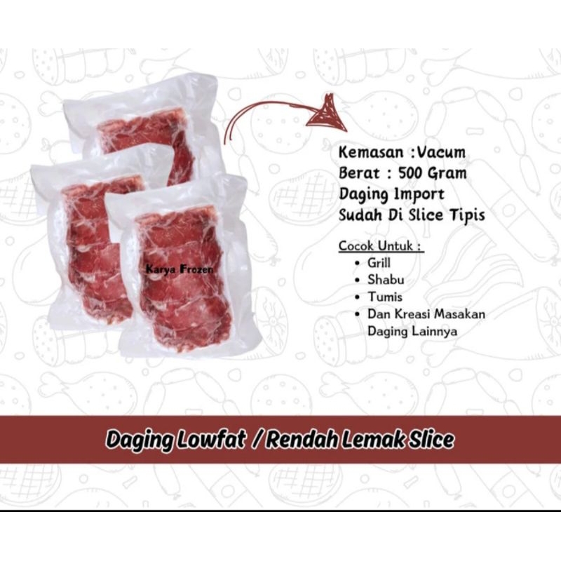 

Daging Lowfat Slice