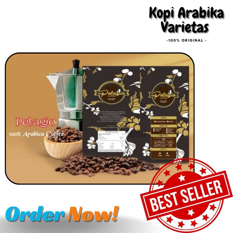 

KOPI PELAGIO ARABIKA VARIETAS ORIGINAL PRODUK 150gr