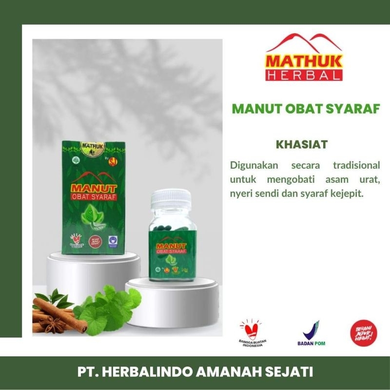 Herbal SJ Syaraf Manut ( HARGA ECERAN  / 10 kapsul )