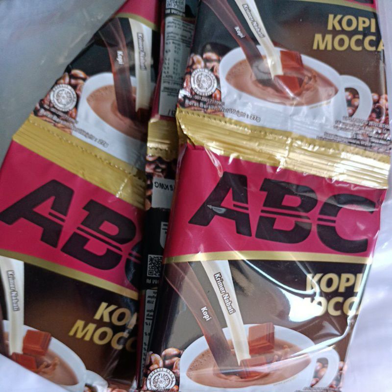 

Kopi ABC Mocca Renceng isi 10 Sachet