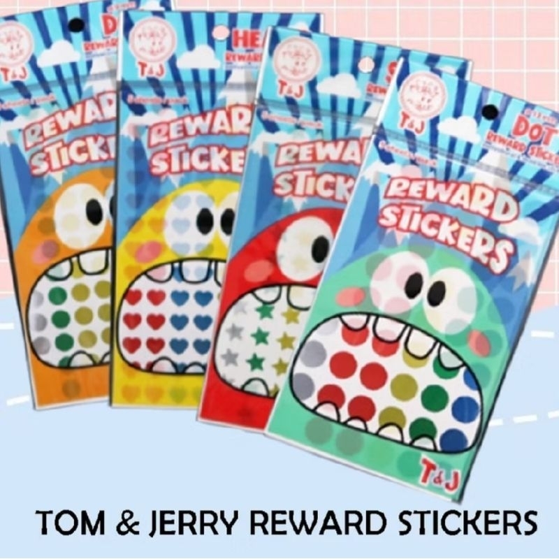 

STICKER REWARD/ HEART REWARD STICKERS TOM AND JERRY