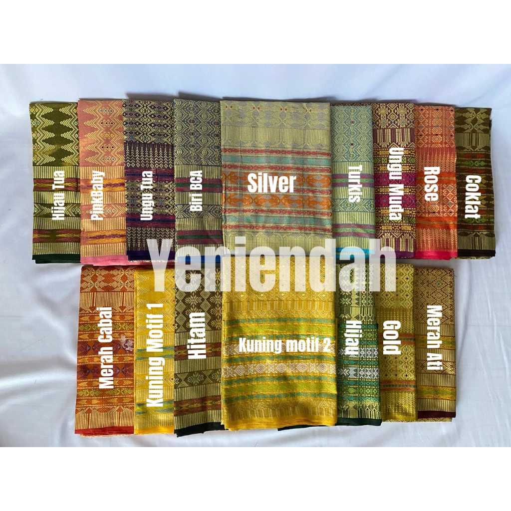 Kain Songket set selendang / Bahan songket selendang Thailand /Bahan kain Rok kebaya