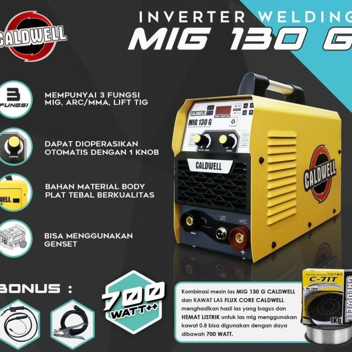 Mesin Travo Las Welding Machine Caldwell MIG130G