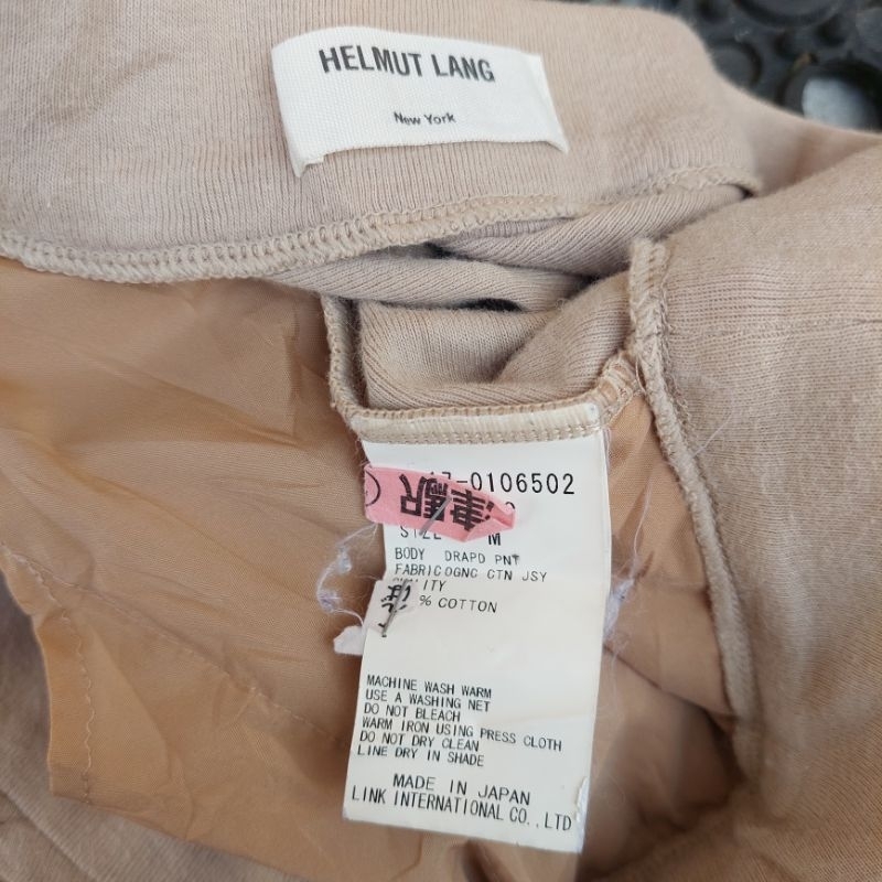 HELMUT LANG BODY DRAPD PANTS