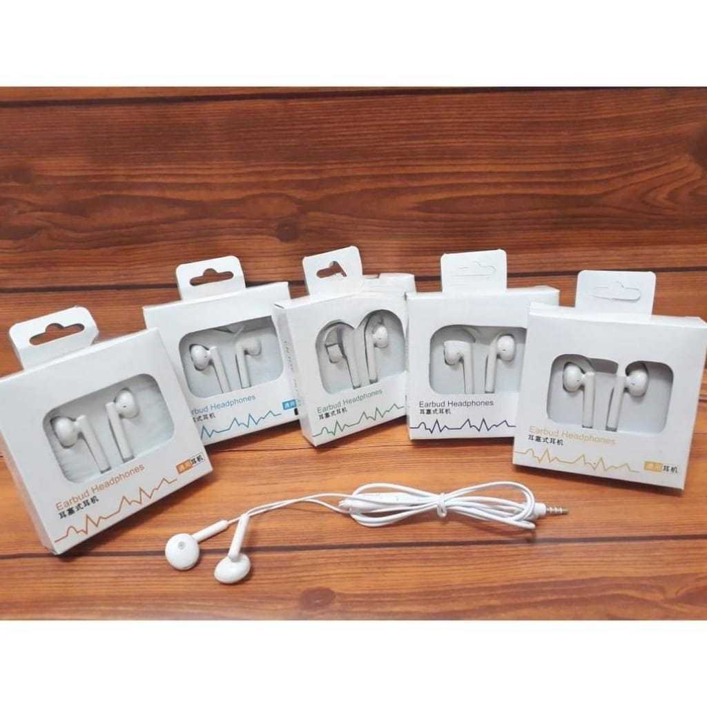 HEADSET HF EARPHONE HANDSFREE BRND R12 + PACKING