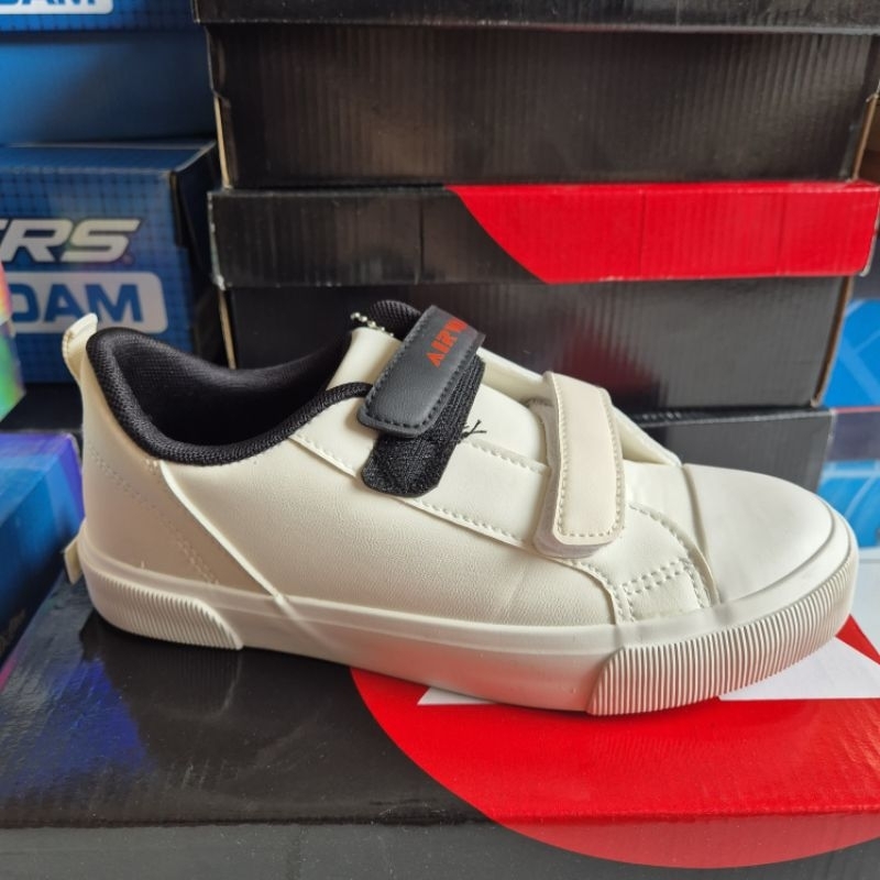 Airwalk Sepatu Sneakers Anak BirdieJR White Beige Original | Kids Sneakers Shoes Airwalk White Beige