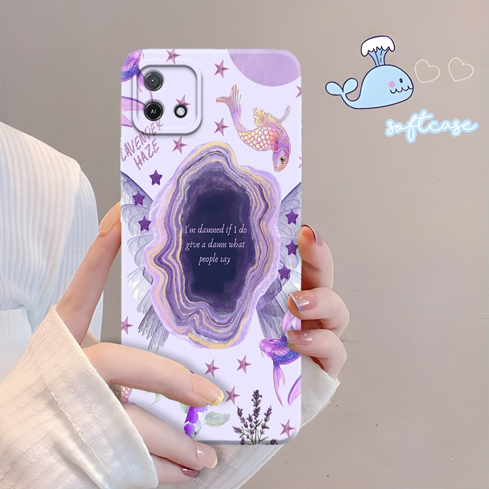 Softcase OPPO A16E - OPPO A16K Case Motif Kartun Silikon Softcase Pro Kamera