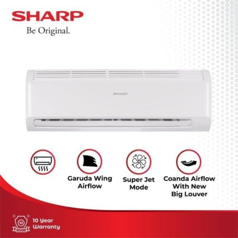 AC Sharp 1 PK 09 BEY Low watt + Pasang