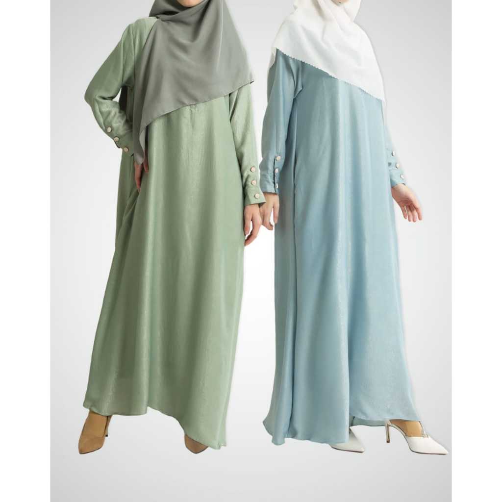 SQUADA | MEDINA DRESS ABAYA  GAMIS UMROH SILK DRESS LEBARAN CANTIK