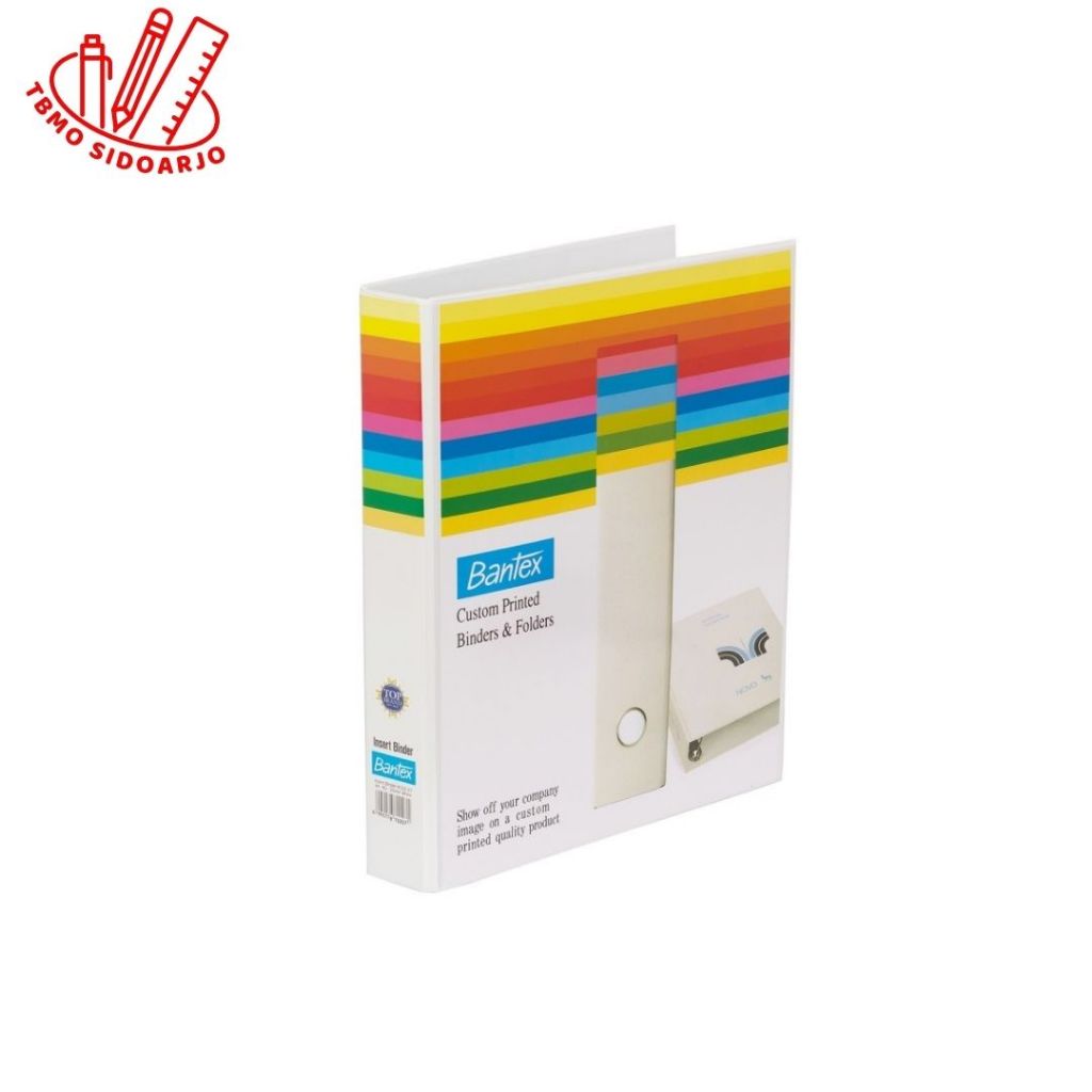 

TBMO Bantex Insert Ring Binder 3 Ring 65mm A4 White 8662 07