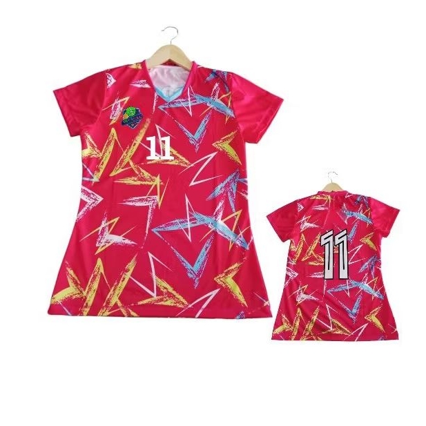 Baju Voli Wanita FULL.PRINT JERSEY VOLI DESAIN SUKA-SUKA