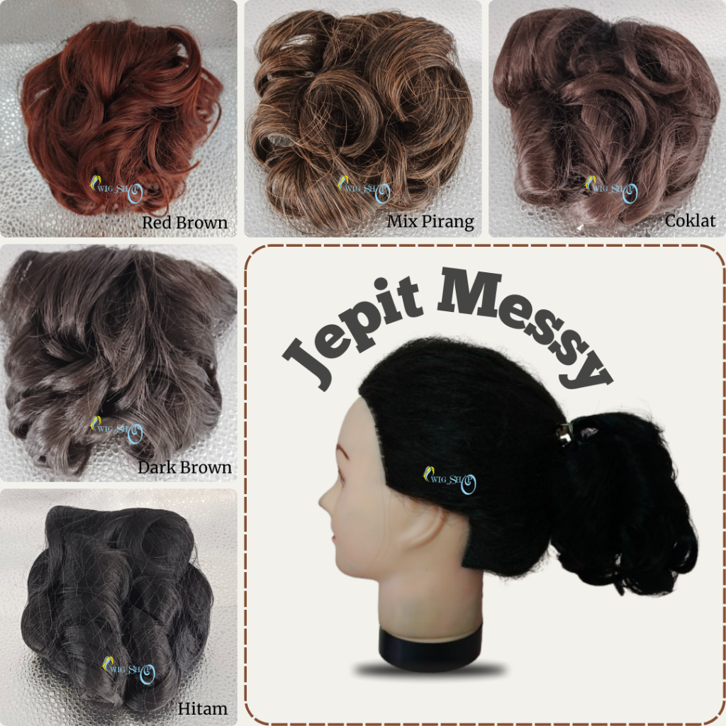 Jepit Messy / Sanggul Jepit Curly / Jepit Messy Modern / Sanggul Modern / Sanggul Messy Jepit / Mess