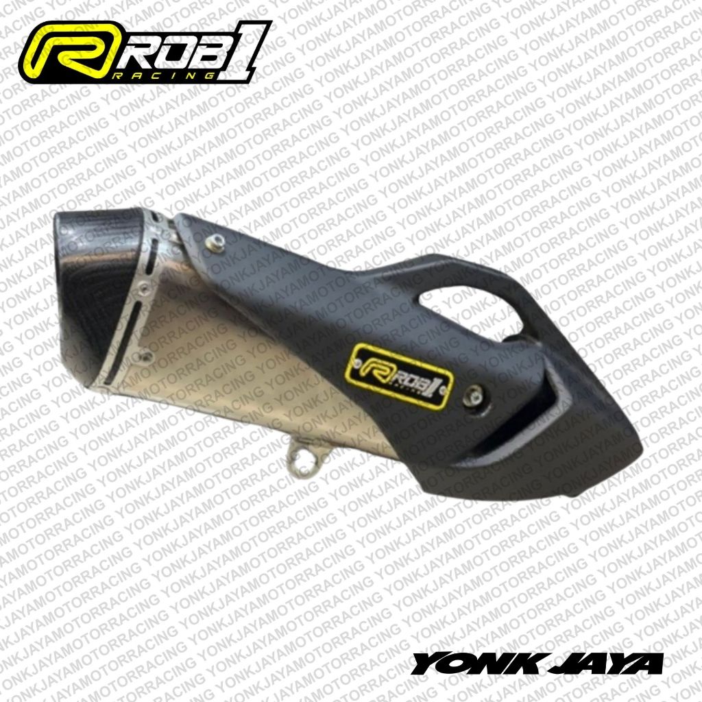 KNALPOT ROB1 NMAX TURBO SILINCER OVAL. SS