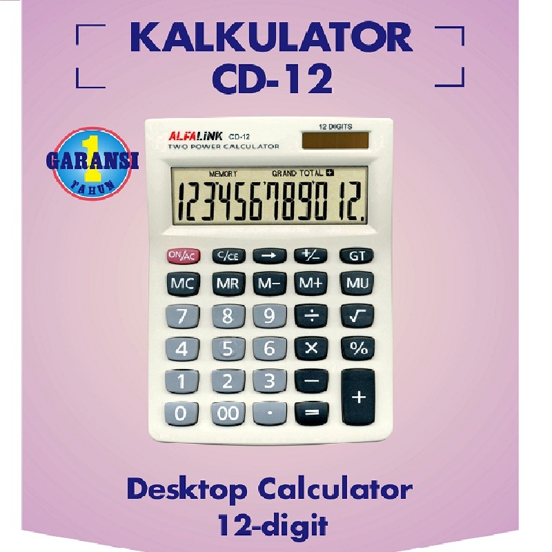 Alfalink Calculator CD 12/Kalkulator
