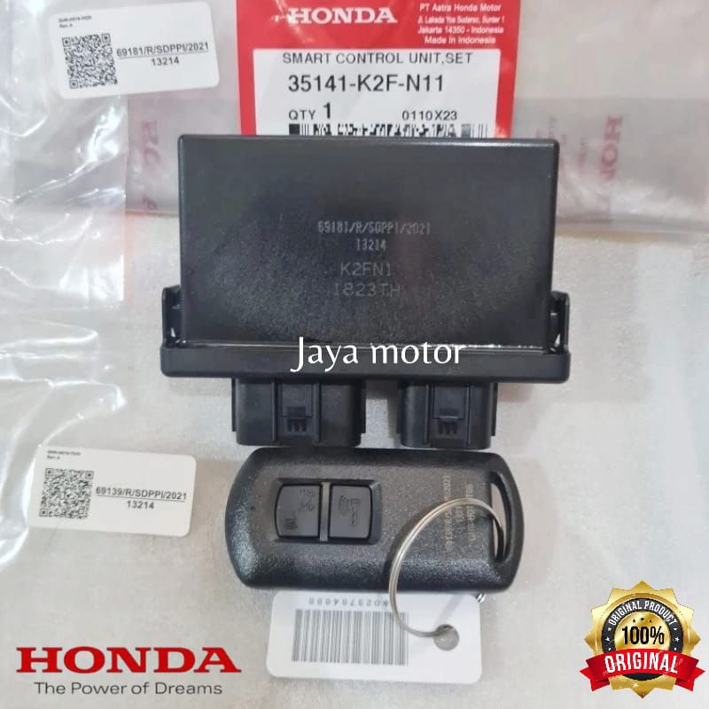 35141-K2F-N11 Remote/Smart Control Unit-Scu SCOOPY-2 Soket 2021