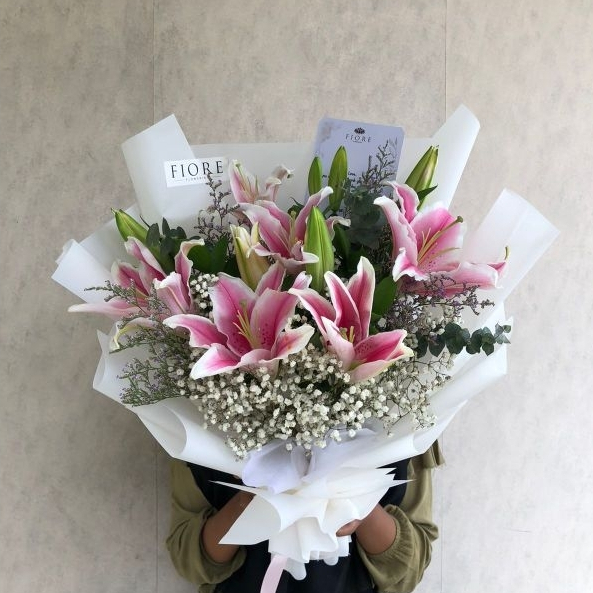 LILY BOUQUET [ FRESH FLOWER  / BUNGA ASLI ]