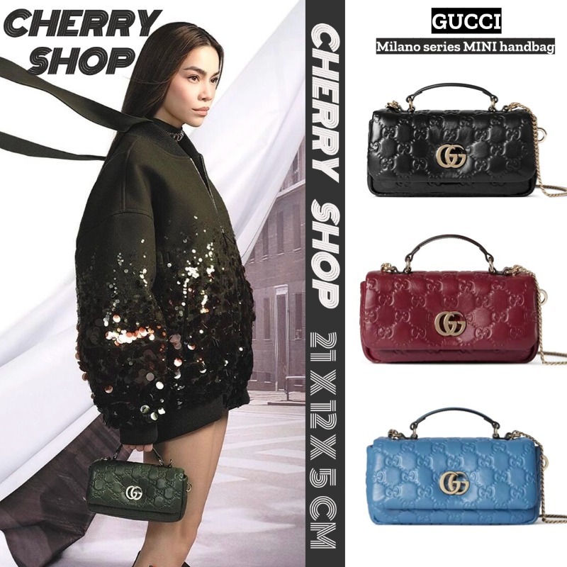 Gucci GG Milano Series Mini Bag ✨ Tas selempang wanita Gucci 806017#