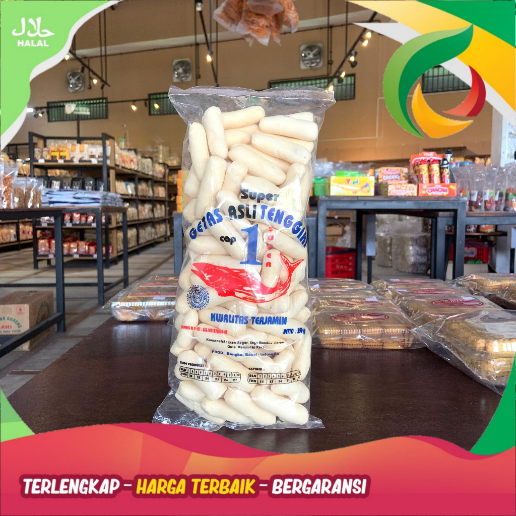 

GETAS IKAN TENGGIRI CAP 1 PANJANG 250GR KHAS BANGKA