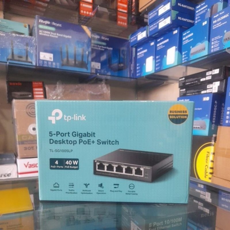 TPLINK SWITCH POE 4PORT GIGABIT TPLINK TL SG1005LP