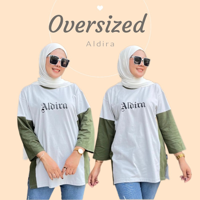 kaos atasan wanita aldira original terbaru 2024 / kaos katun atasan wanita / baju kaos atasan wanita