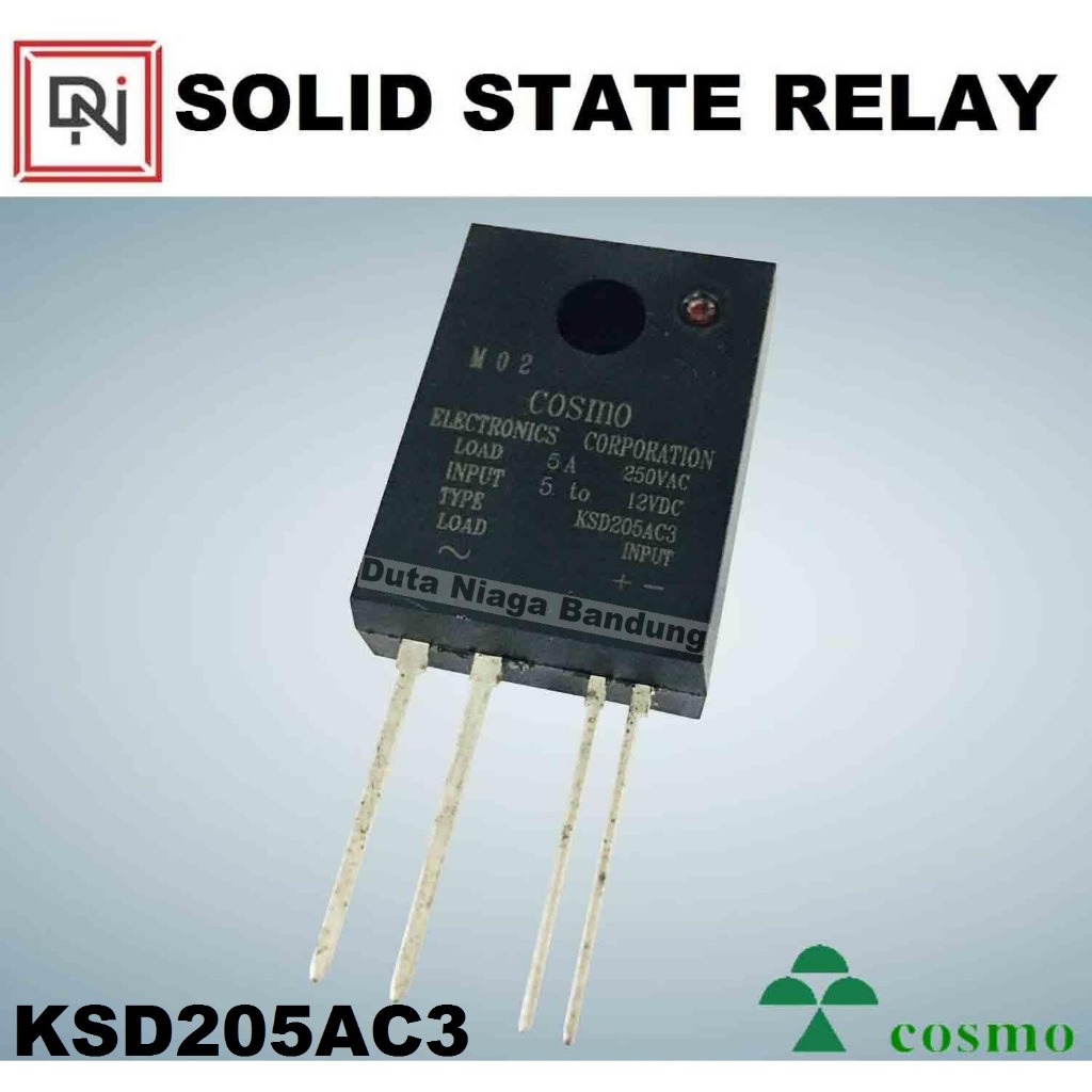 SOLID STATE RELAY KSD205AC3 SSR COSMO KSD 205AC3