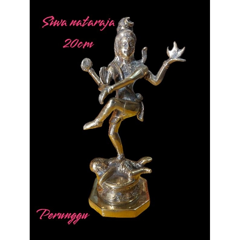 patung perunggu #siwa nataraja #20 cm