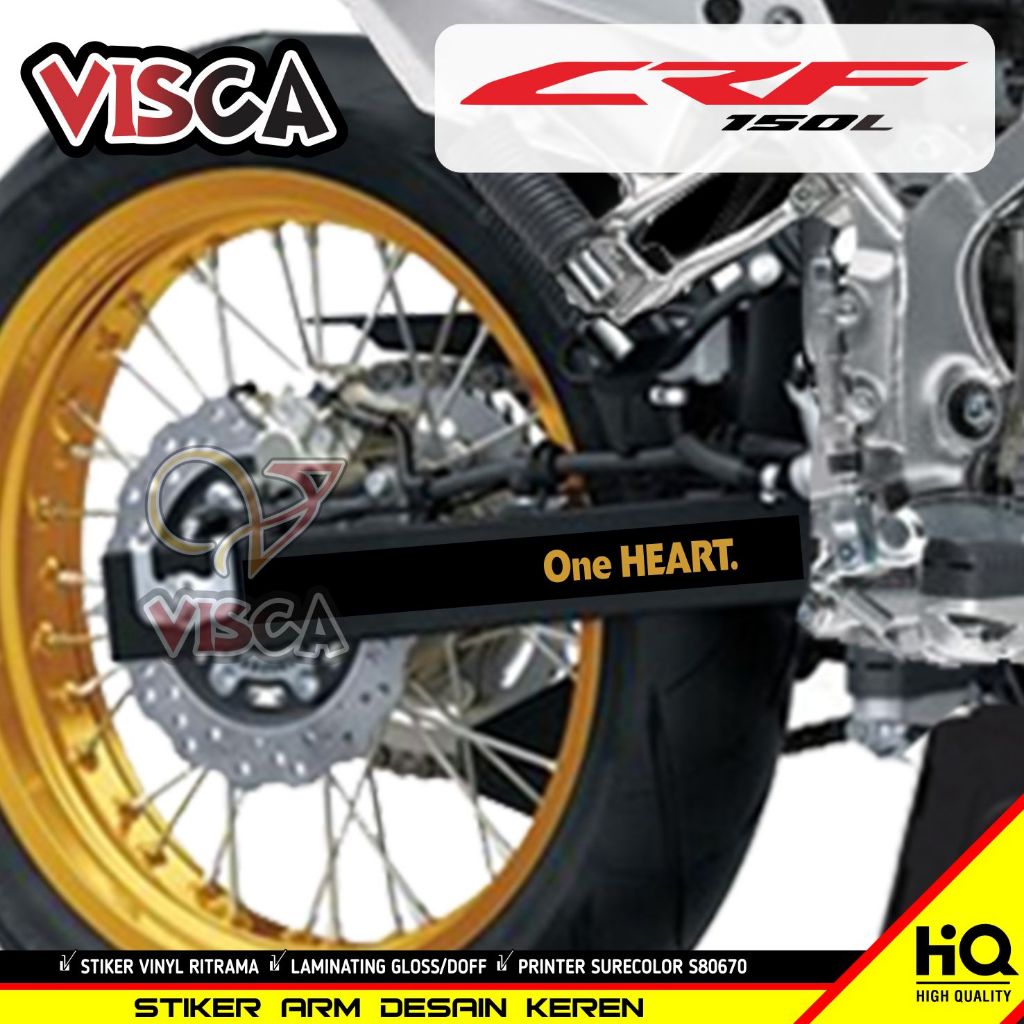 Promo Stiker CRF 150L / Stiker Arm Honda CRF 150L Sticker ARM Berkualitas Keren Desain Simple