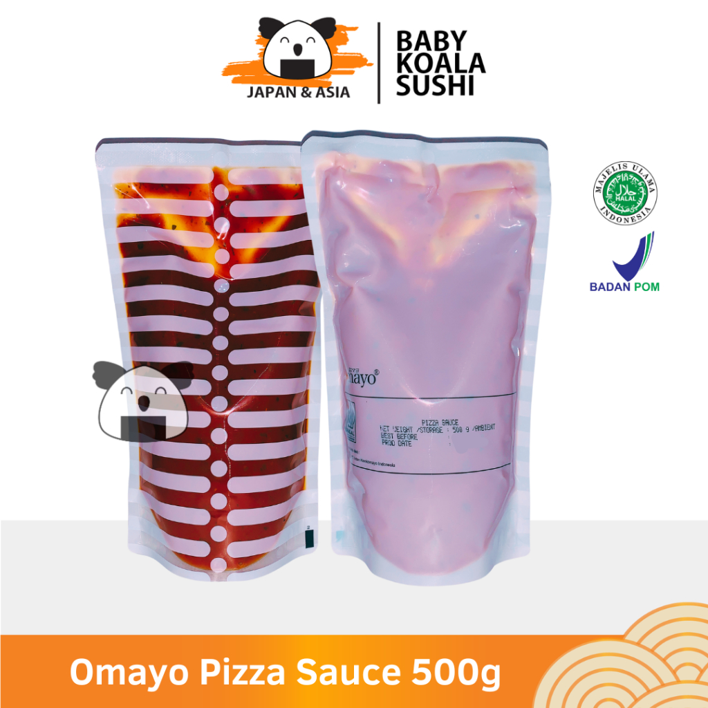 

OMAYO PIZZA SAUCE Saus Pizza Base 500 g Halal
