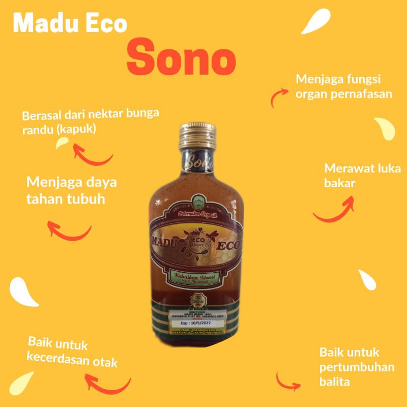 

Madu Eco Sono 250 ml | Madu Asli | Madu Murni