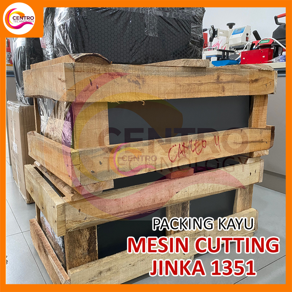 Packing Tambahan Peti Kayu Untuk Mesin Cutting Jinka XE 1351 / PRO LED 1351 / PRO AC 1351 / GC 1351 