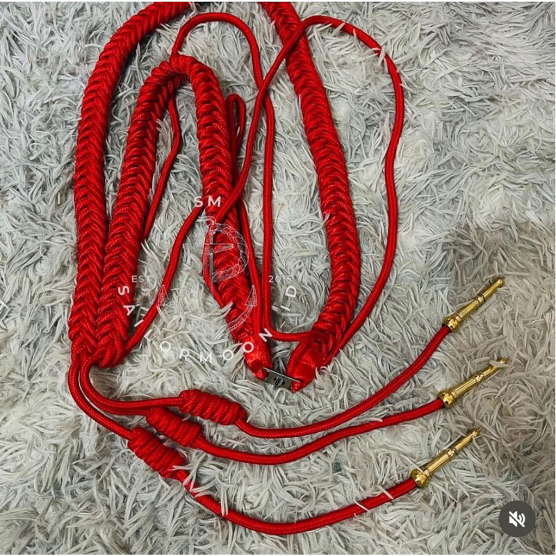 TALIKUR MERAH JAS PDU TALI KOMANDO MERAH TALIKOOR MERAH TALIKUR WEDDING PELAUT TALIKUR PERNIKAHAN PE