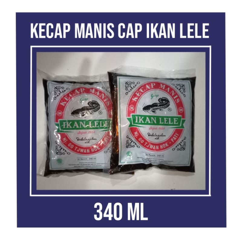 

Kecap Manis Cap Lele 340ml/ 1/2kg