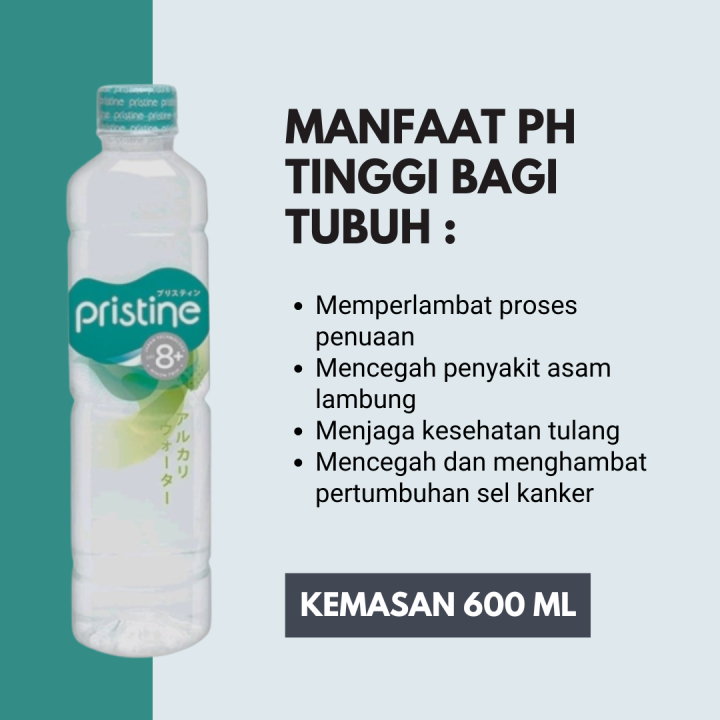 

Ay00! Air Mineral Pristine Water PH 8+ 600ml 1 Dus