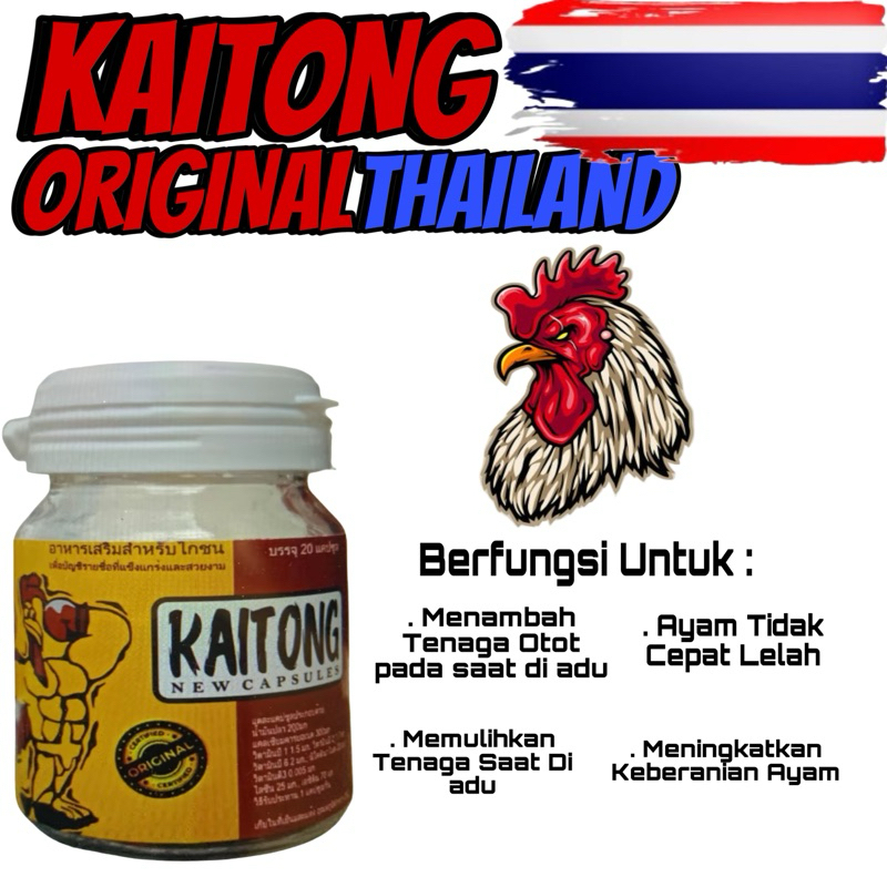 KAITONG DOPING AYAM LAGA ORIGINAL THAILAND