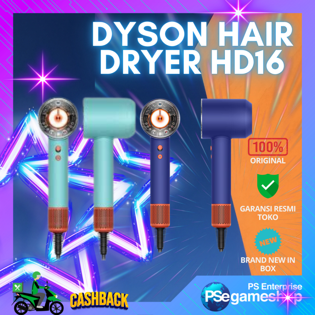 DYSON HAIR DRYER SUPERHAIR SONIC NURAL HAIR DRYER DYSON / HD 16 / HD16 / PENGERING RAMBUT / BLOW RAM