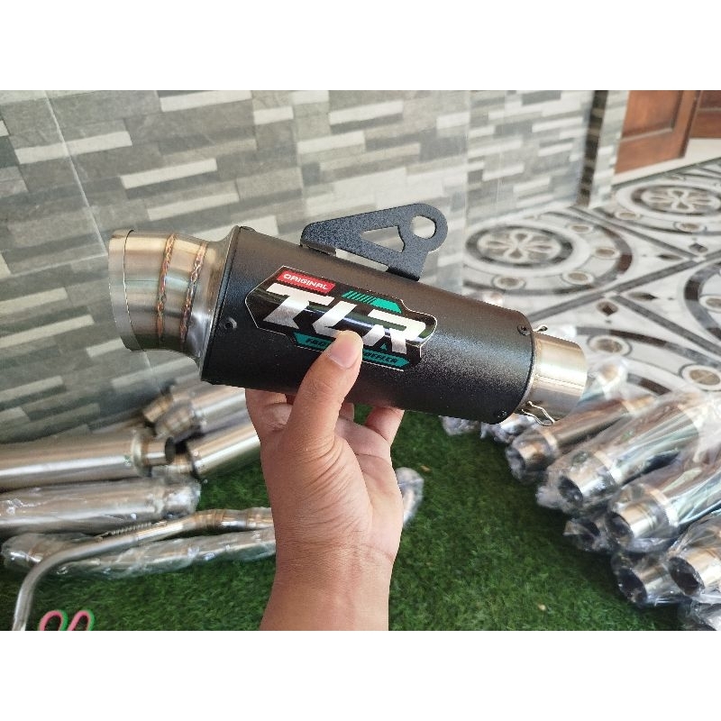 SLENCER DRAG BLACK COUTING KNALPOT RACING TLR DRAG SLENCER KNALPOT RACING TLR BLACK KNALPOT RACING T