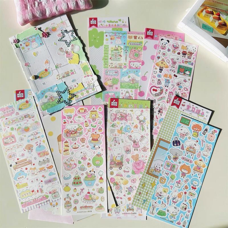 

sticker deco korean photocard dekorasi journal stiker wk readystock B1737 B1750