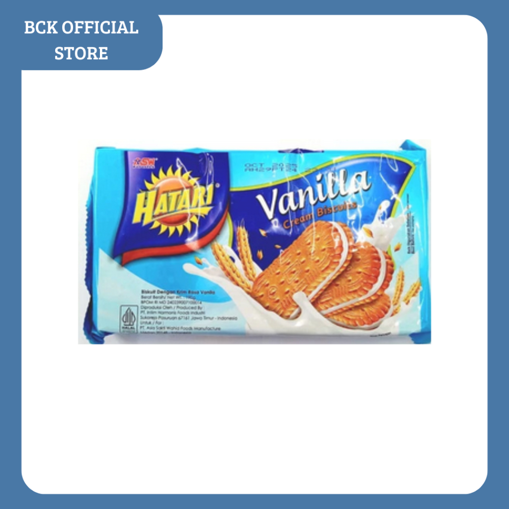 

Hatari Vanilla Cream Biscuits 190gram (PCS)