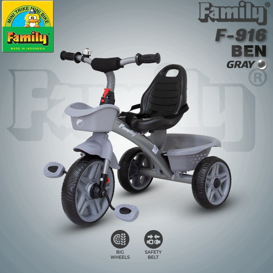 Family Sepeda Roda Tiga Anak Sepeda Roda 3 Bayi Tricycle Anak Sepeda Anak New Model BEN