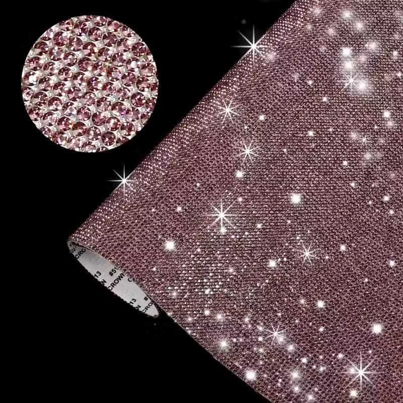 

DIY Stiker Kristal Berlian Imitasi 12*20cm Rhinestone Sticker Self Adhesive Glass Rhinestone Sheet