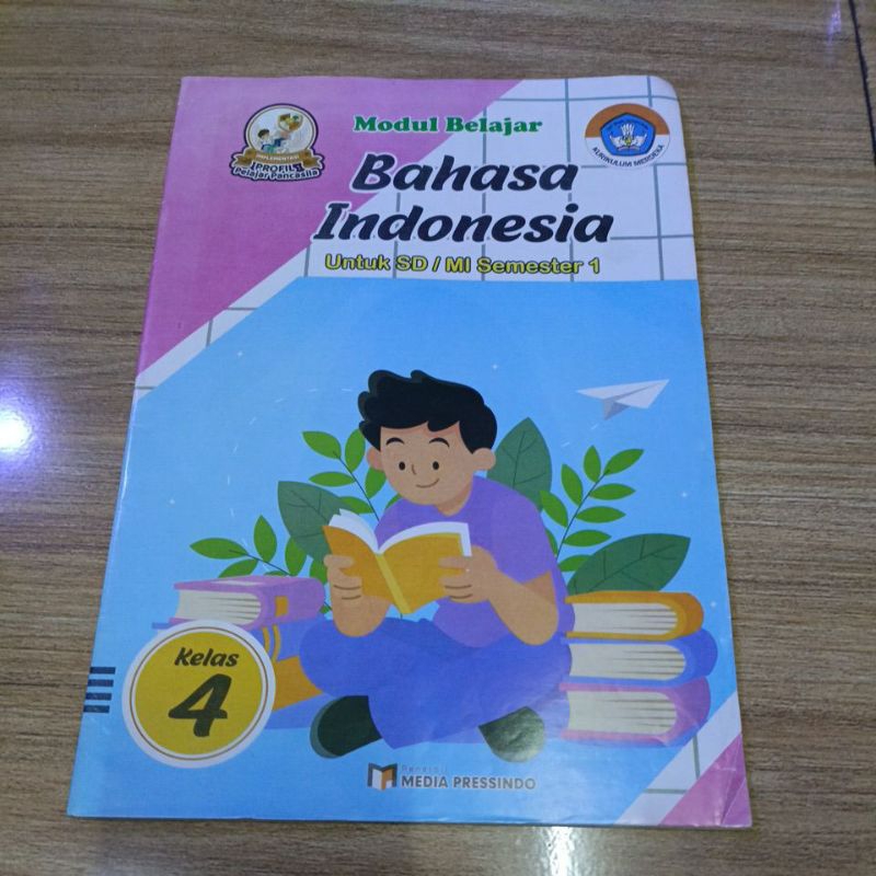 LKS Modul Belajar Bahasa Indonesia SD kelas 4 Semester 1 Kurikulum Merdeka