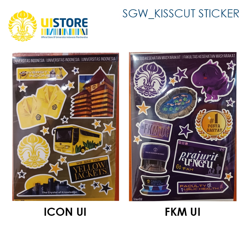 

Ay00! UI STORE Kisscut Sticker Fakultas UI (SGW) Official Merchandise of Universitas Indonesia