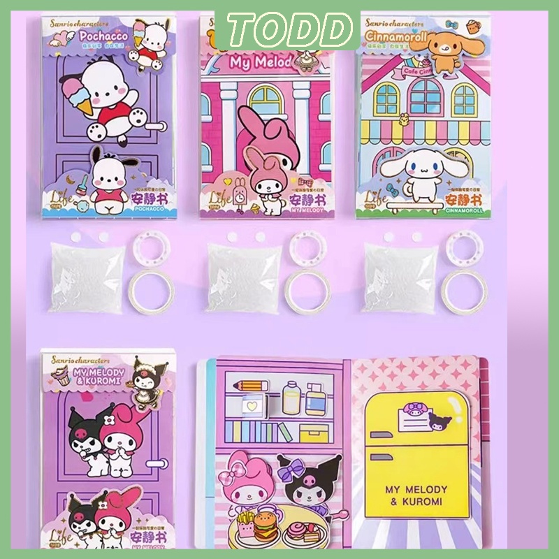 

TODD Tidak Perlu Memotong Quiet Book Buku Sticker Lucu Jumbo Bubble 3D Sticker Busy Book Melody
