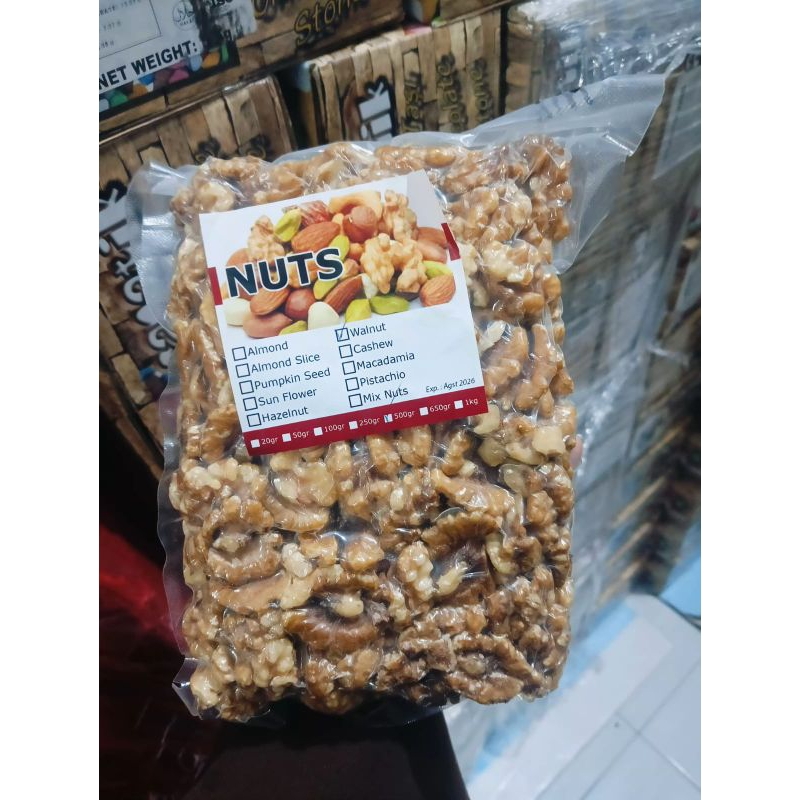 

Kacang Walnut Kenari Oven Panggang 500g