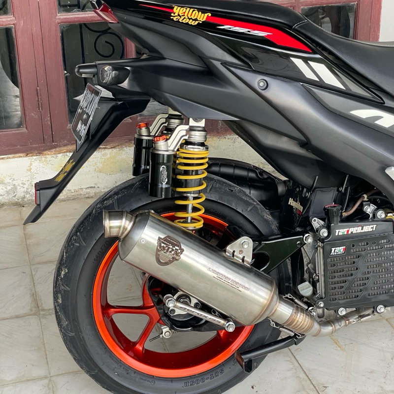 Knalpot Fullsystem WRX GP3 Limited K150 New Aerox, New Nmax connected