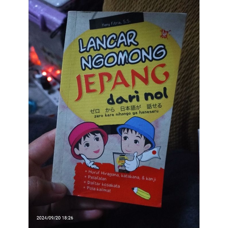 

Preloved Buku Lancar Ngomong Jepang dari Nol