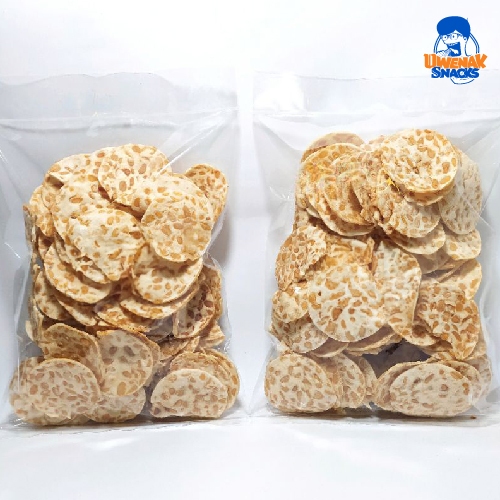 

Snack Kripik Tempe Sagu rasa Original 500 gram