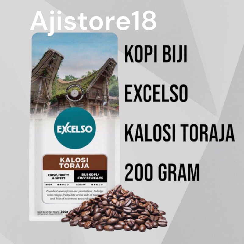 

Kopi Excelso Kalosi toraja Biji 200g