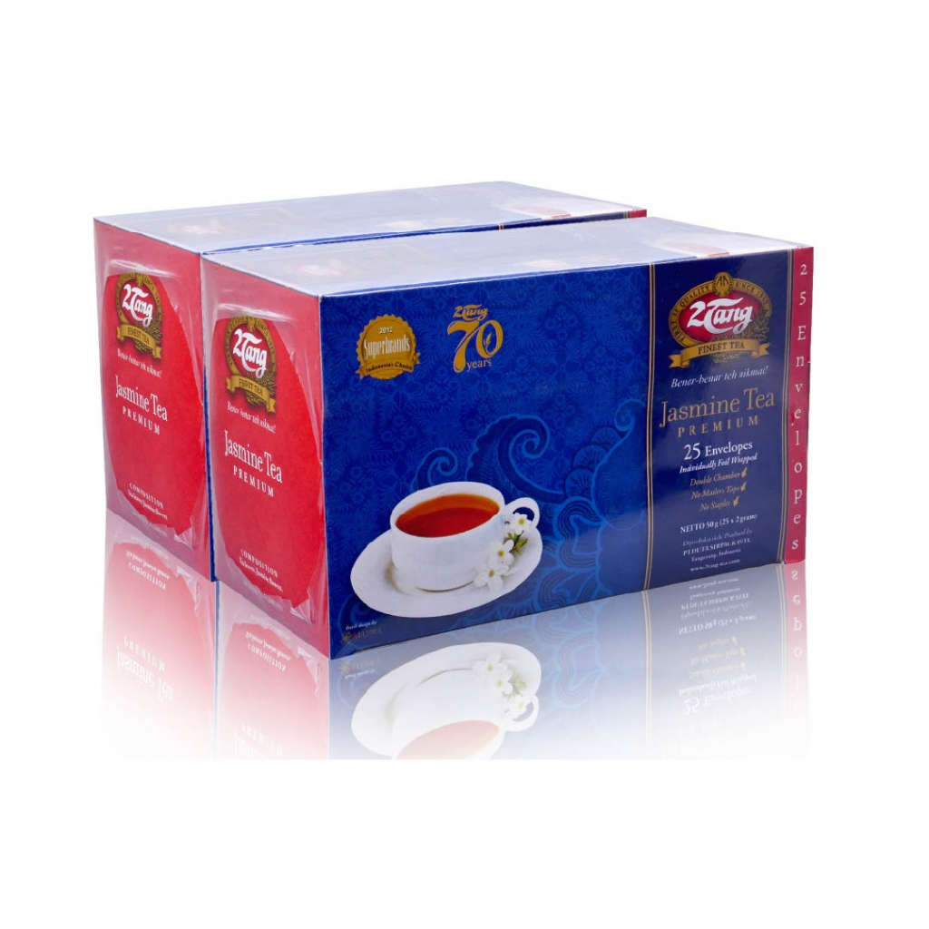 

TEH 2 TANG JASMINE TEA PREMIUM ISI 25 BAG TEH CELUP