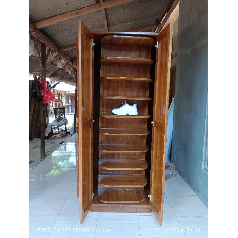 Lemari Rak Sepatu Putar Murah Terbaru